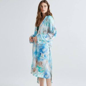 Richer Poorer Robe Coat Watercolor